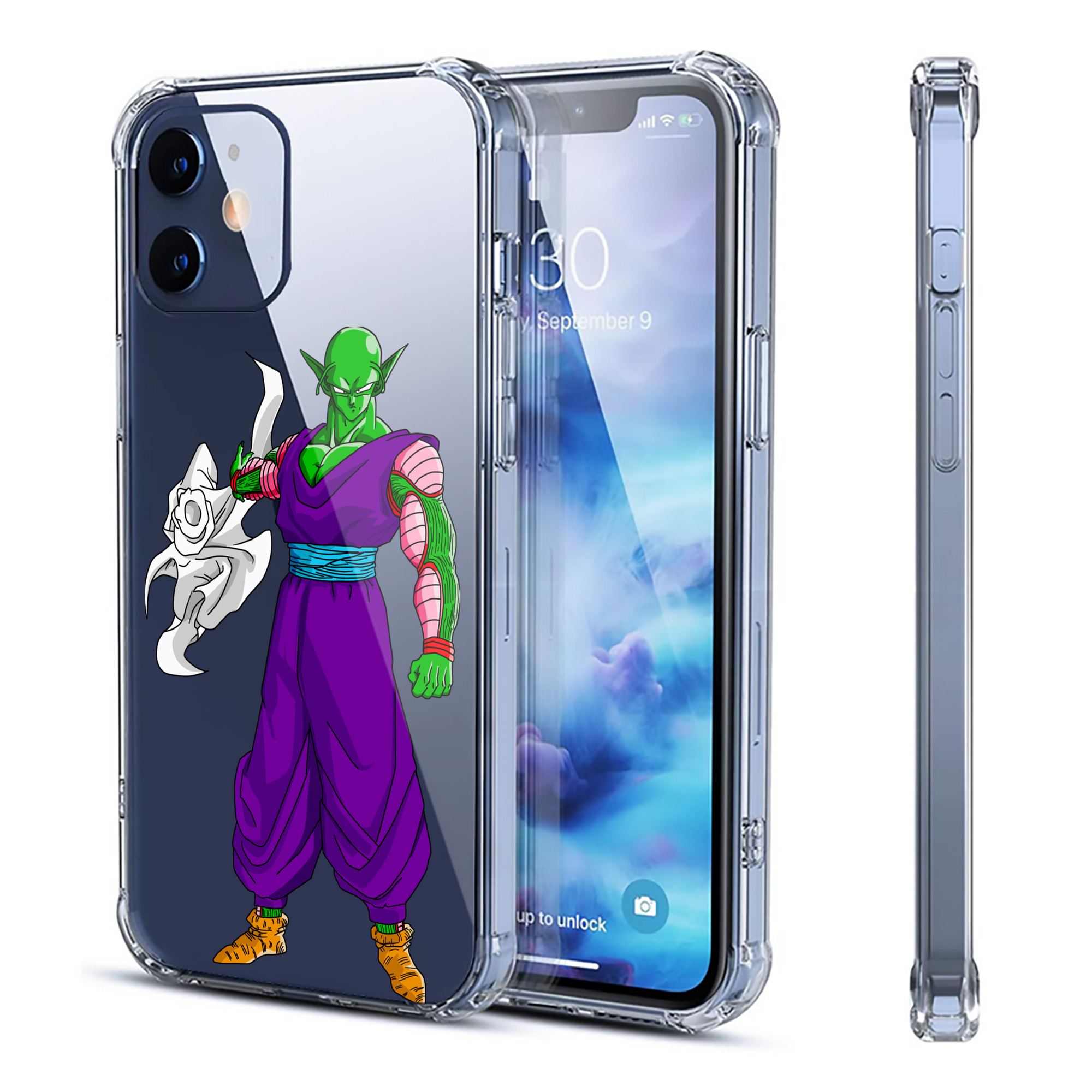 （画像用） ドラゴンボール ピッコロ DRAGON BALL Piccolo 【iPhone 12シリーズ対応】透明スマホケース（クリアソフトケース）